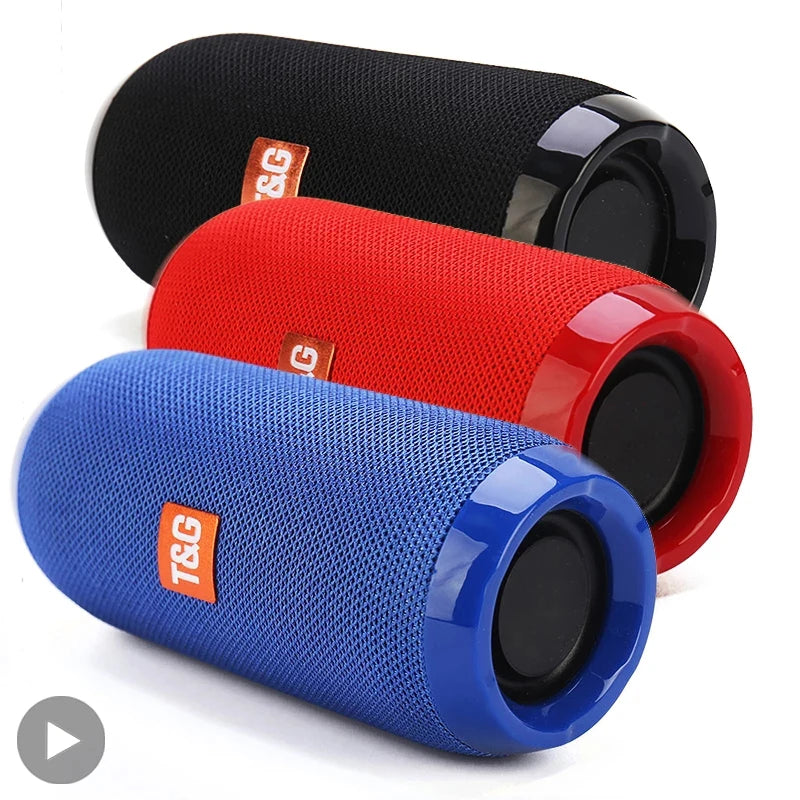 Wireless Portable Bluetooth Speaker — 360° Sound, Waterproof & Long Battery Life