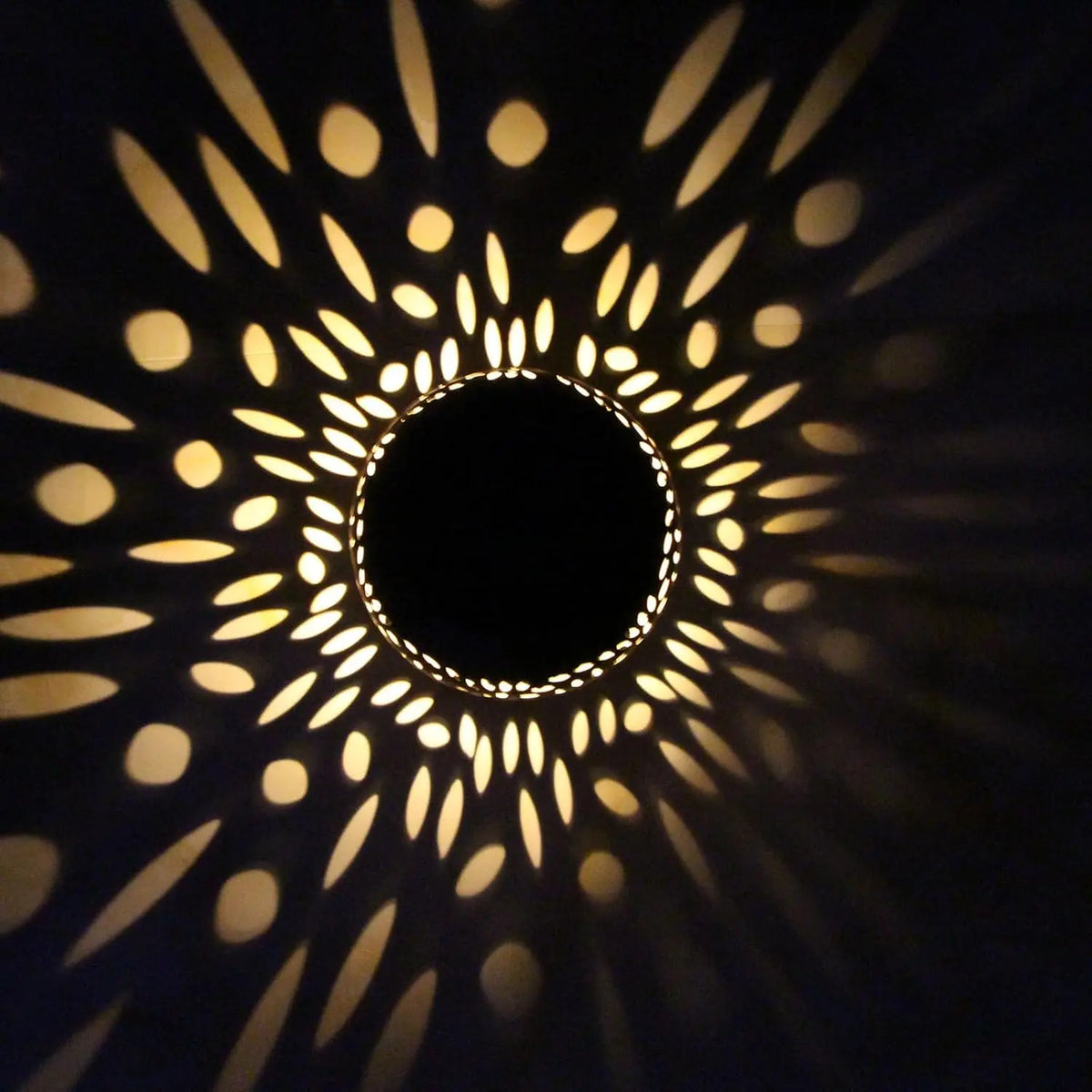 Solar Table Lamp – Warm LED Patio Lantern