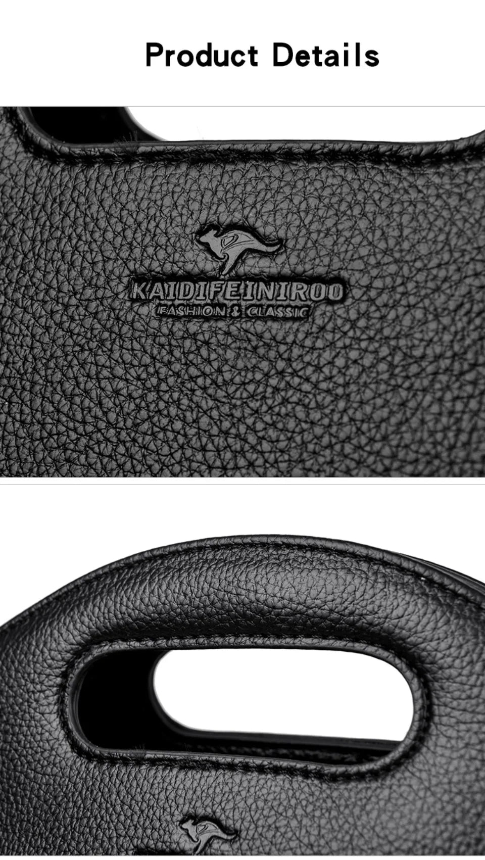 VANDERWAH Luxury Microfiber Leather Flap Shoulder Bag – Small Casual Tote Handbag for Women