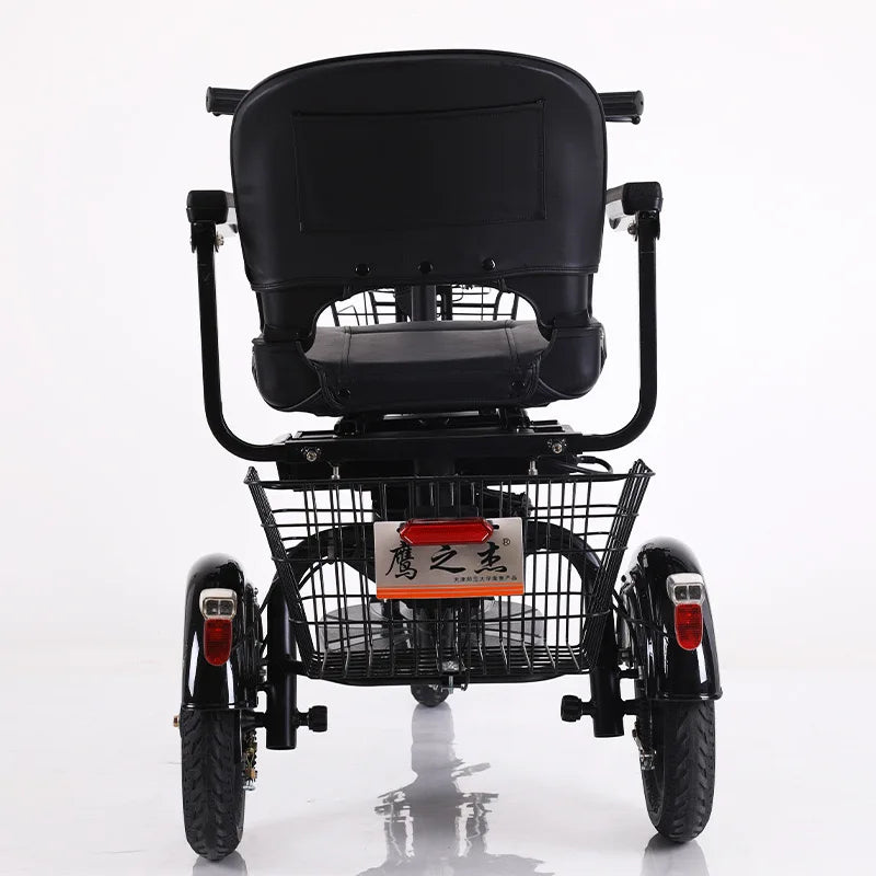 3-Wheel Electric Mobility Scooter for Adults, Folding Long-Range Design