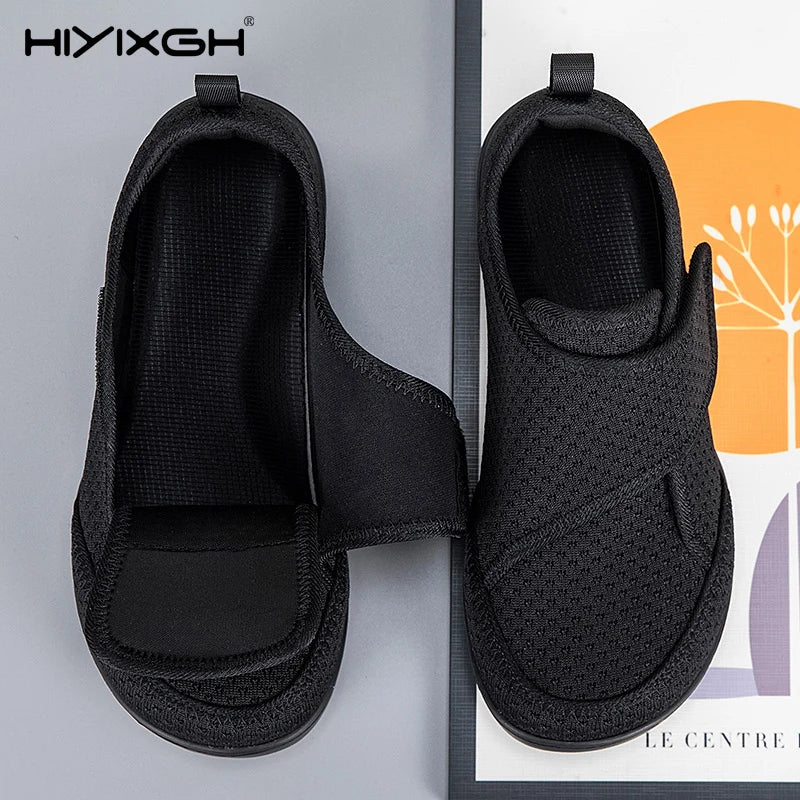 Adjustable Open-Toe Diabetic Shoes for Elderly