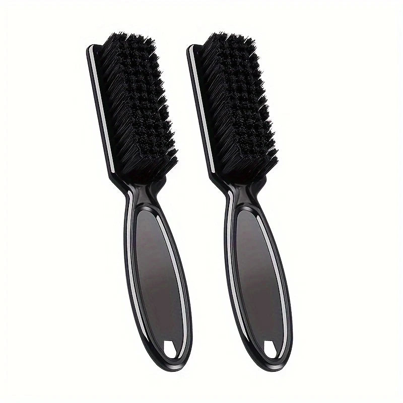 Barber Neck Duster Brush Set – Soft Plastic Handle Hair Cleaning & Carving Brush