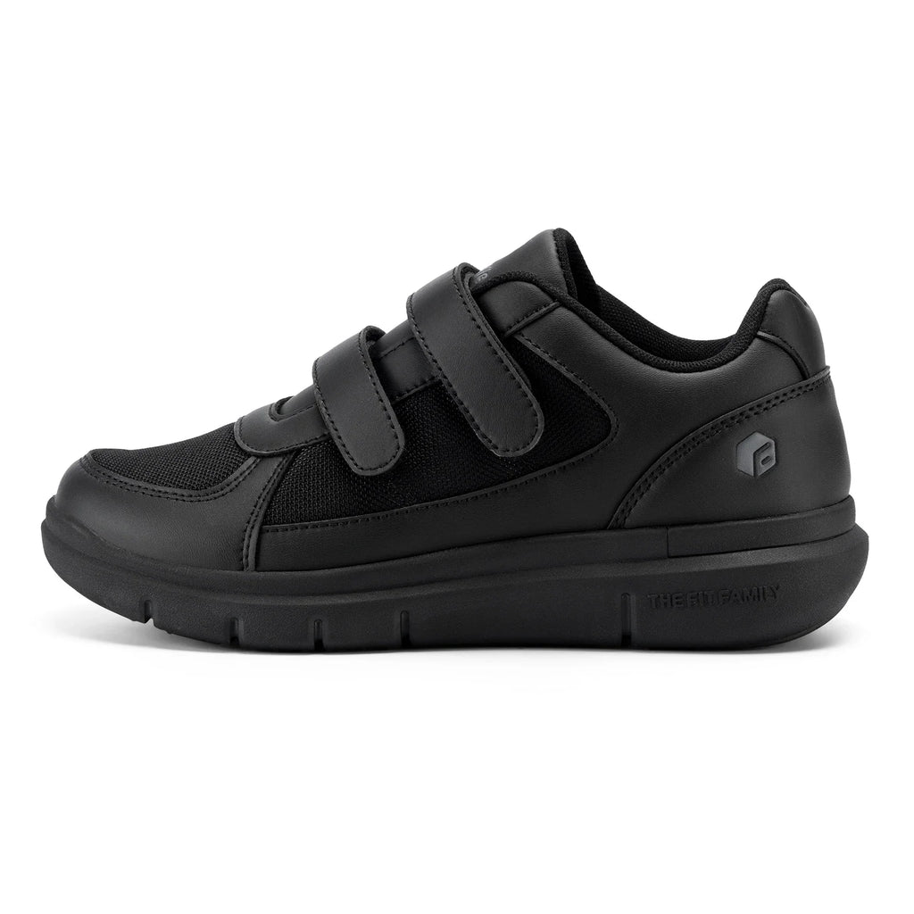 Men's Extra Wide Diabetic Flat Shoes – Orthopedic Wide Fit for Elderly Neuropathy, Swollen Feet & Foot Pain Relief