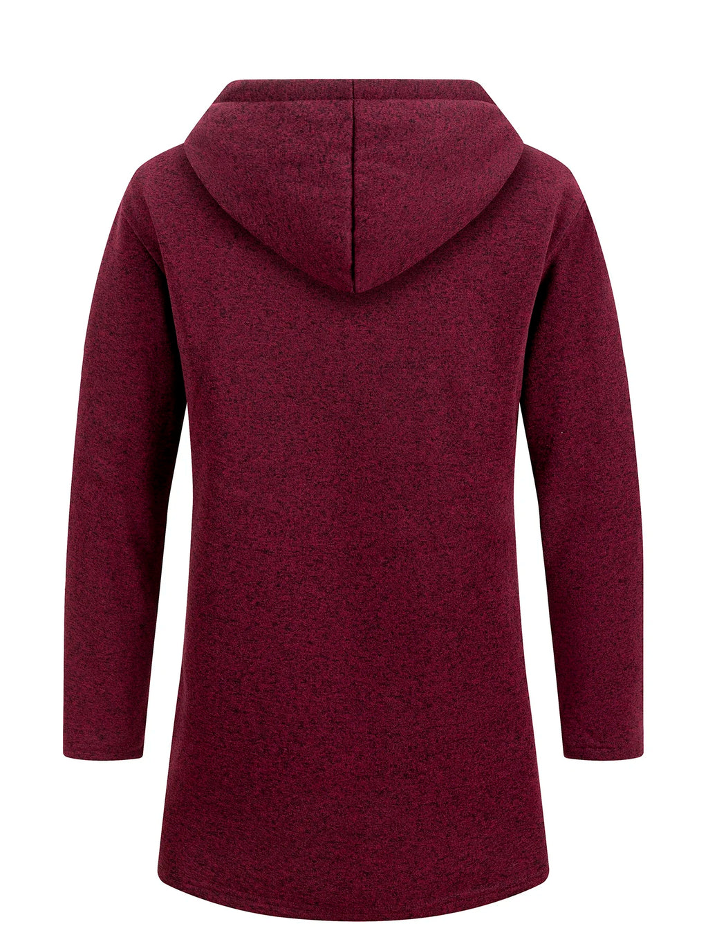 Men's Fleece Zip-Up Hoodie Jacket – Warm Knit Outerwear, S–3XL, 6 Colors