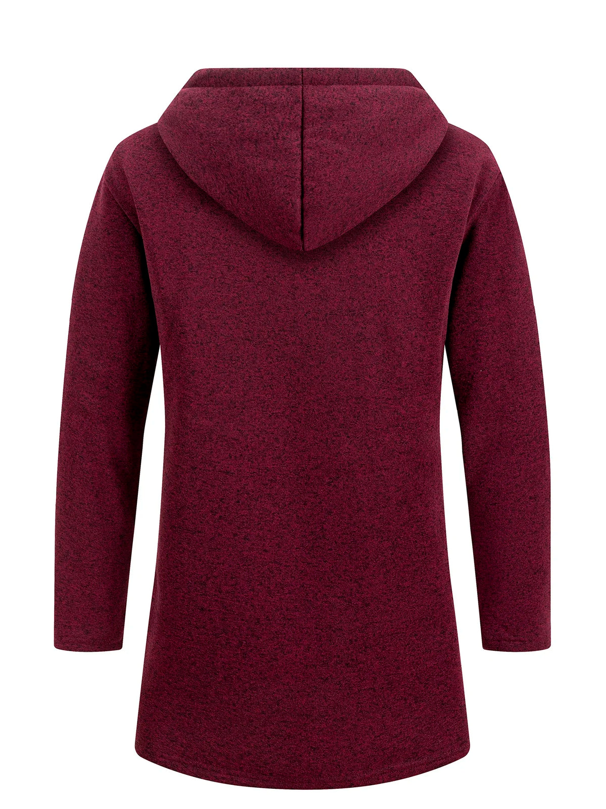 Men's Fleece Zip-Up Hoodie Jacket – Warm Knit Outerwear, S–3XL, 6 Colors