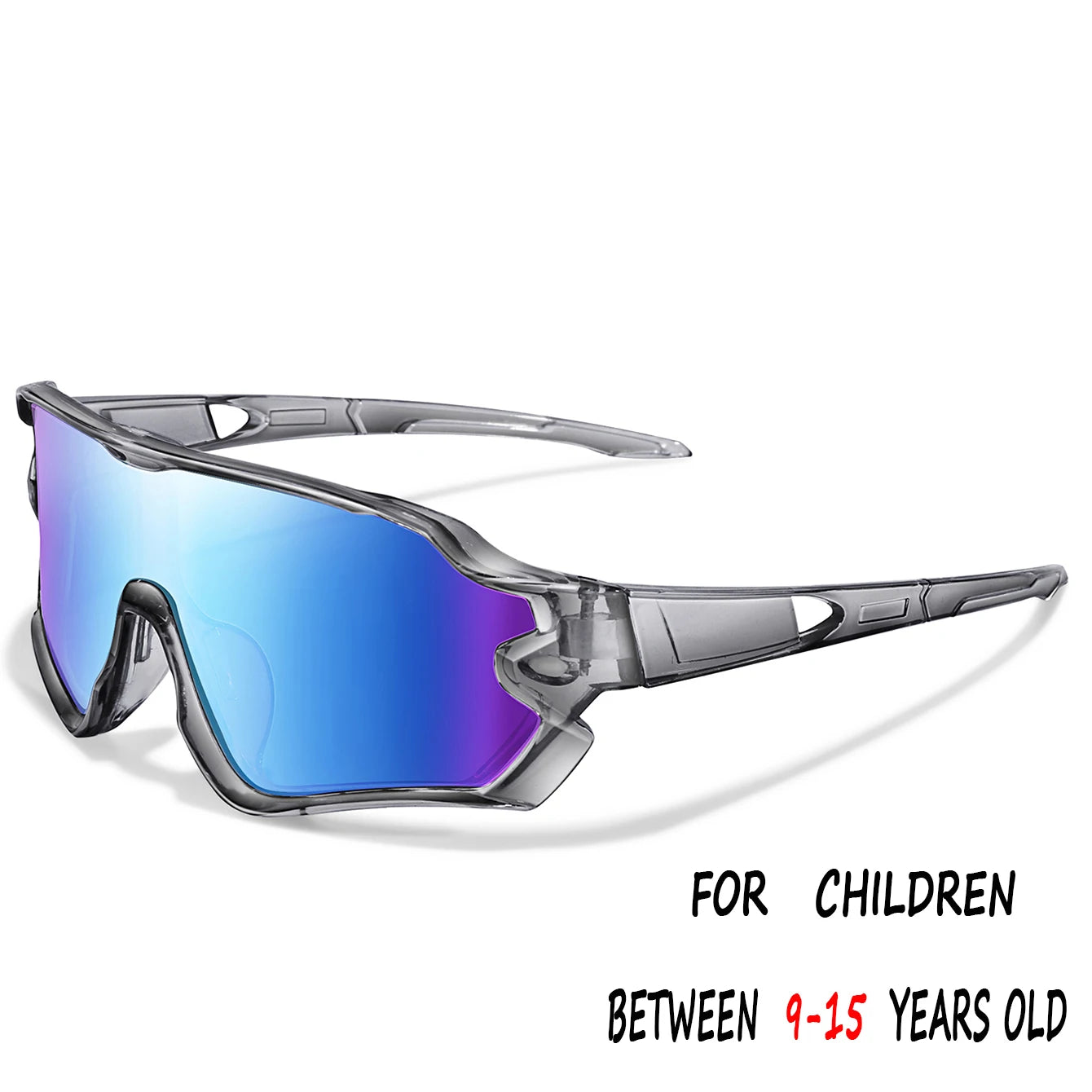 Kids UV400 Cycling Sunglasses — Ages 9–15
