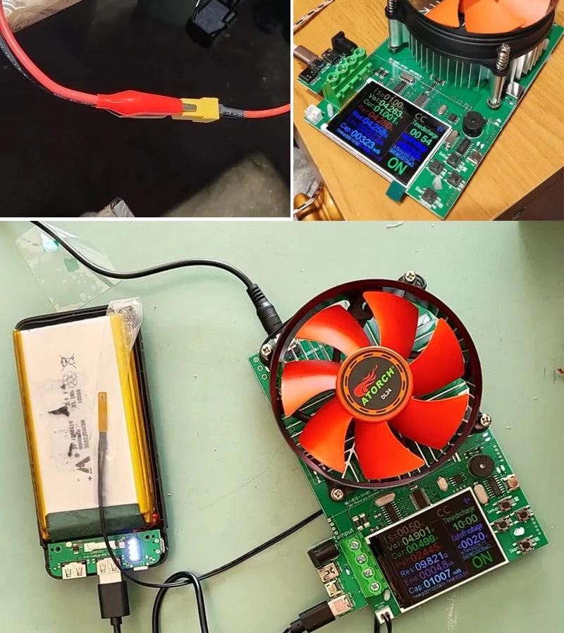 150W 25A Battery Capacity Tester – DC USB Electronic Load & Lithium Discharge Monitor with PC App