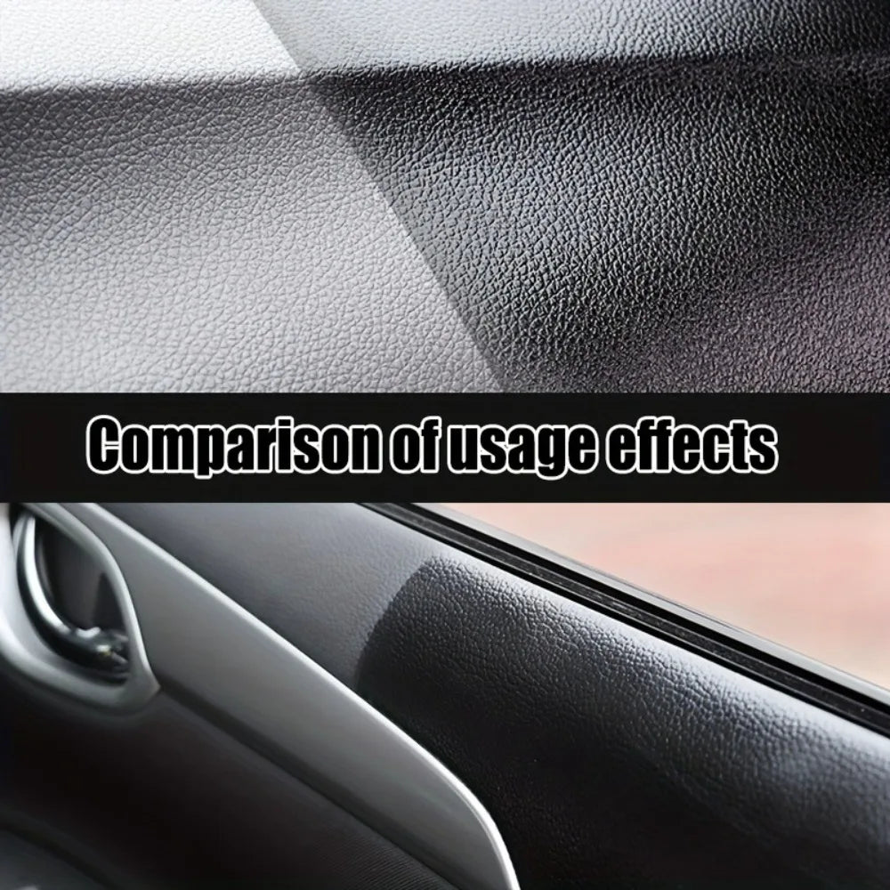 Leather & Plastic Restorer Spray – Deep Moisturizing, Color Restoration & Anti-Oxidation for Car Interiors, 50ml to 300ml