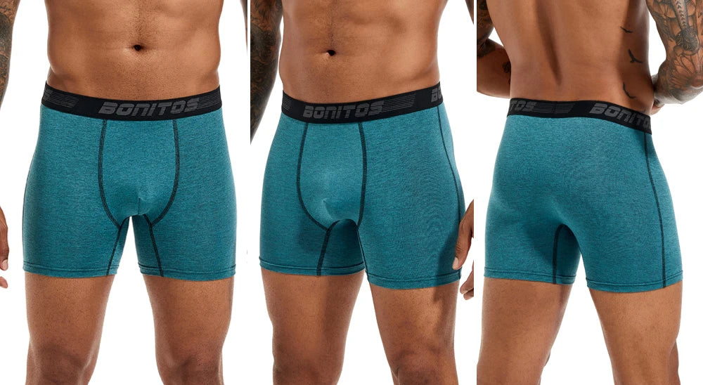 Men's Stretch Boxer Briefs, 4-Pack
