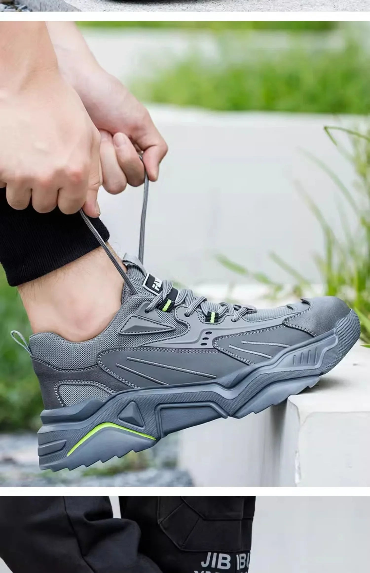 Steel Toe Safety Sneakers – Kevlar Anti-Puncture Insulated Work Shoes