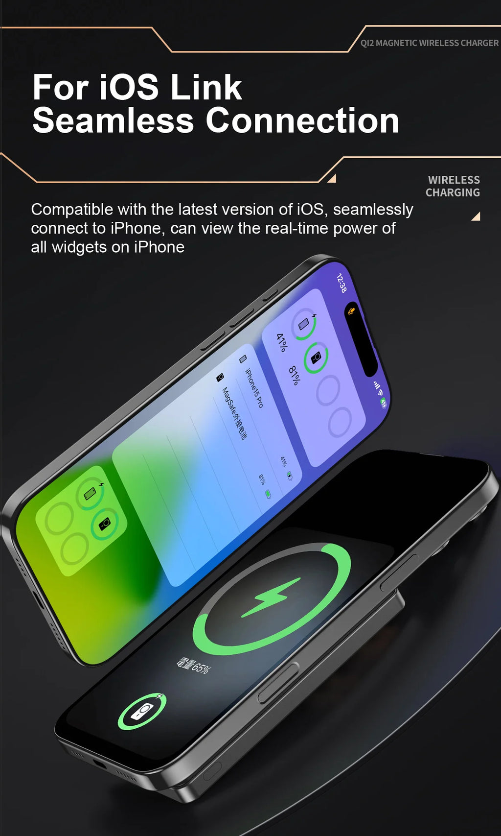 Qi2 Magnetic Power Bank — 15W MagSafe Fast Wireless Charging for iPhone
