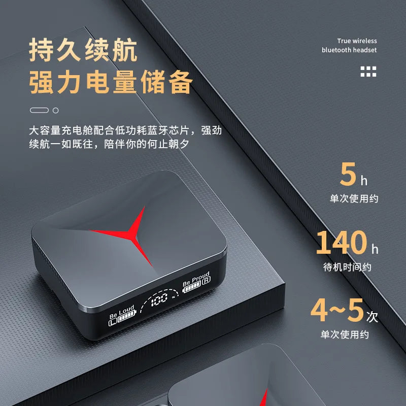 M90 Wireless TWS Bluetooth Earbuds — HIFI Gaming Headset with Mic