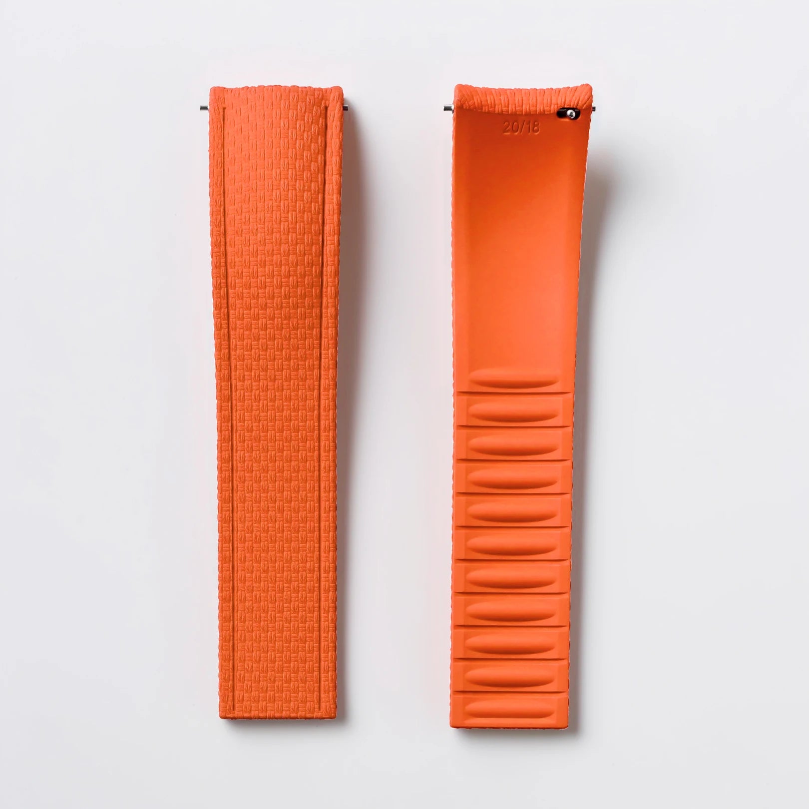 CTS Curved FKM Rubber Quick Release Watch Strap | 18-24mm Universal Diving Bracelet Band