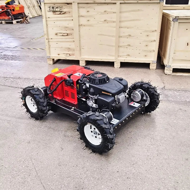 Remote Control 4WD Electric Lawn Mower — 500mm Cutting Width, 4-Cycle, for Golf Courses