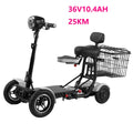 Foldable 4-Wheel Mobility Scooter – 250W, 25 km Range