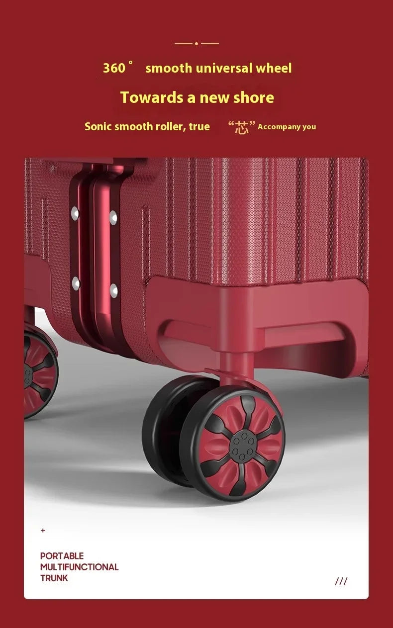 Lightweight ABS Rolling Suitcase Set — 20"/24"/28" Spinner Luggage Set