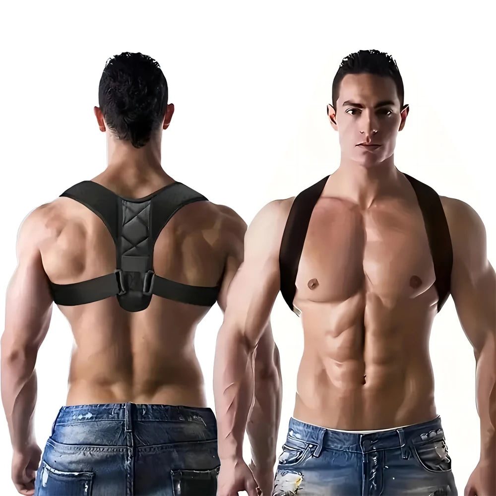 Back Posture Corrector Belt — Adjustable Shoulder & Spine Support for Men & Women
