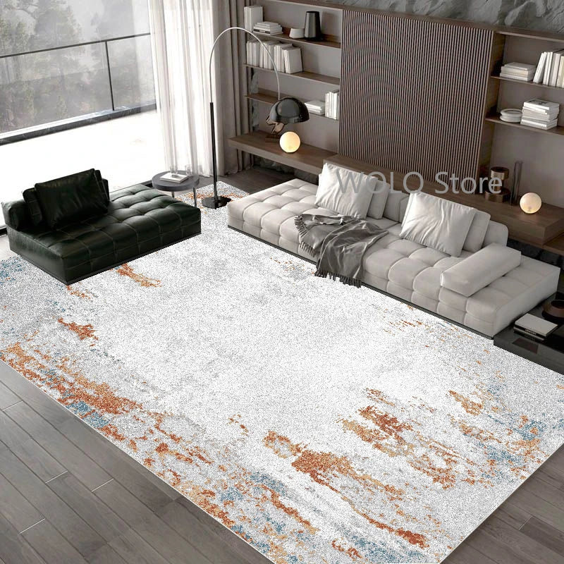 Nordic Abstract Area Rug – Washable Non-Slip Carpet for Living Room, Bedroom & Dining Room