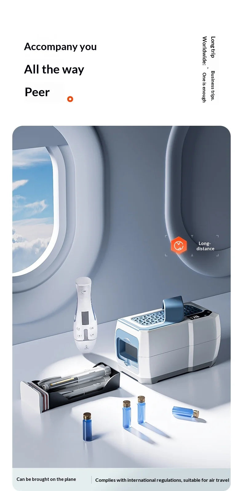 16800mAh Portable Insulin Cooler Case — Mini Medicine Refrigerator 0-18°C USB Charging Travel Cooling Box