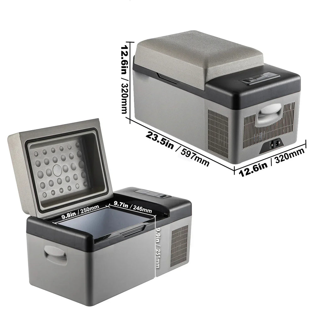 SIHAO Car Refrigerator — 20L 22L 35L 45L 55L Portable Compressor Mini Fridge Freezer DC 110-240V for Camping & Ice Box