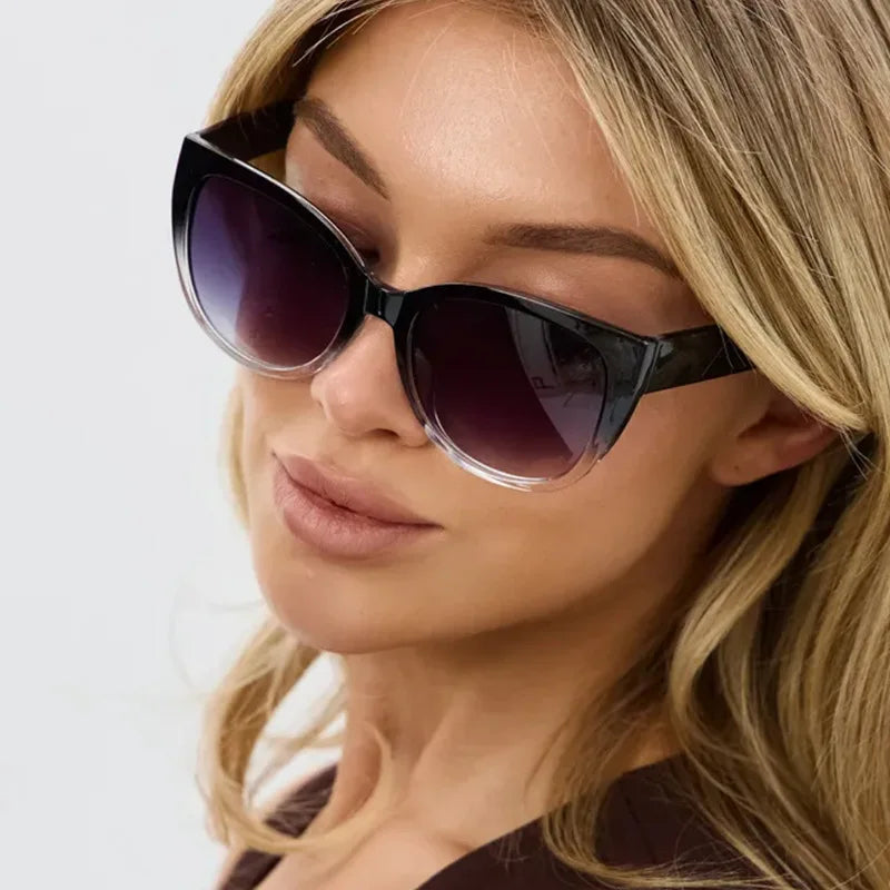 Women's Fashion Cat Eye Sunglasses | Gradient Color UV400 Designer Shades