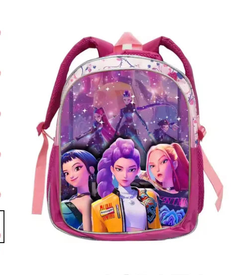 KPop Character Kids Backpack – Lightweight 12-Inch School Bag
