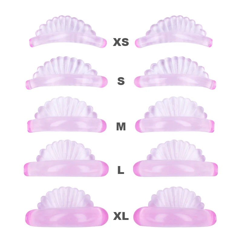5-Pair Silicone Lash Lifting Perm Rods Set