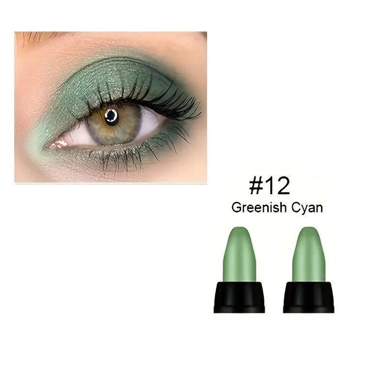 16-Color Pearlescent Glitter Eyeliner Set — Waterproof Long-Lasting