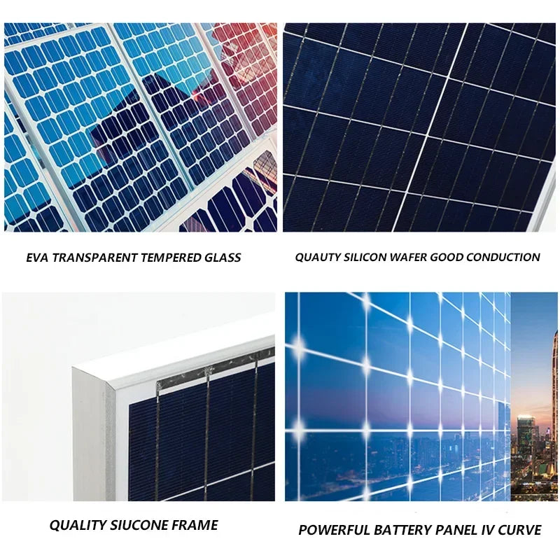 3000W Ultra High Power Solar Panel – 12V/24V Efficient Charging for Home, Camping & Off-Grid