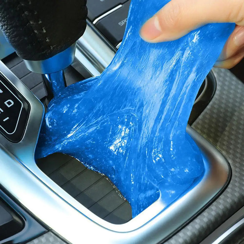 Car Interior Cleaning Soft Gel Duster – Dashboard, Air Vent & Laptop Keyboard Dust Remover