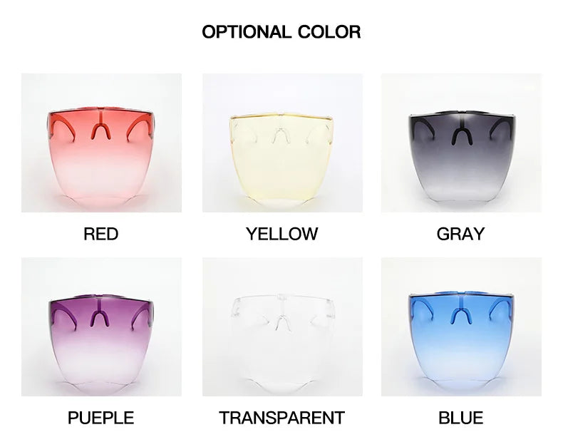Full Coverage. Full Protection. — Full Face Sunglasses Mask & Goggles | Anti-Fog, UV400, Anti-Spray, Cycling & Outdoor, 11 Colors