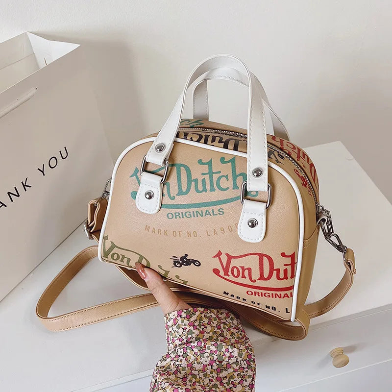Large Capacity Retro Crossbody Bag – Versatile Women's Shoulder Bag & Handbag