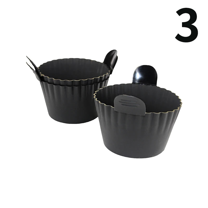 Silicone Air Fryer Egg Poacher & Cupcake Baking Cups — Ramekins & Basket for Air Fryer Ovens