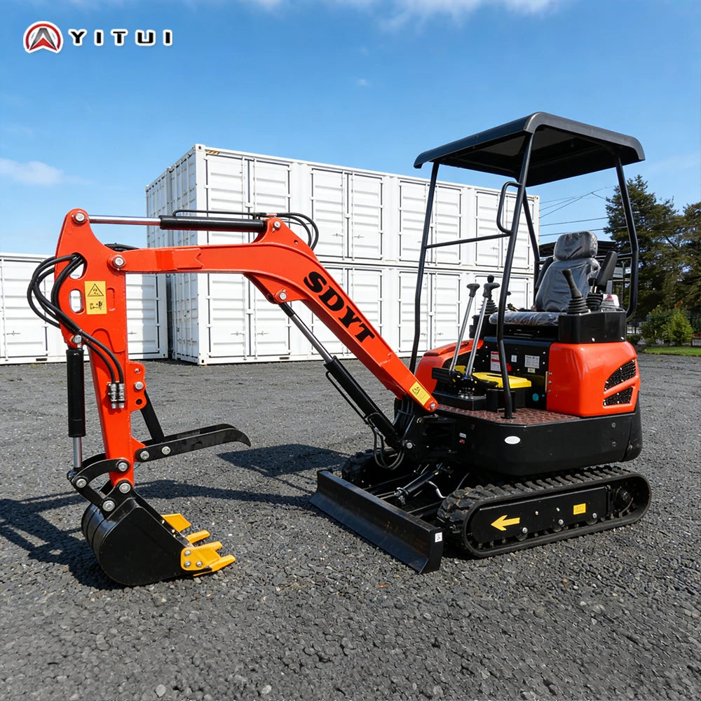 2 Ton Crawler Mini Excavator – Euro 5 / EPA / CE Certified with Multi-Tool Support
