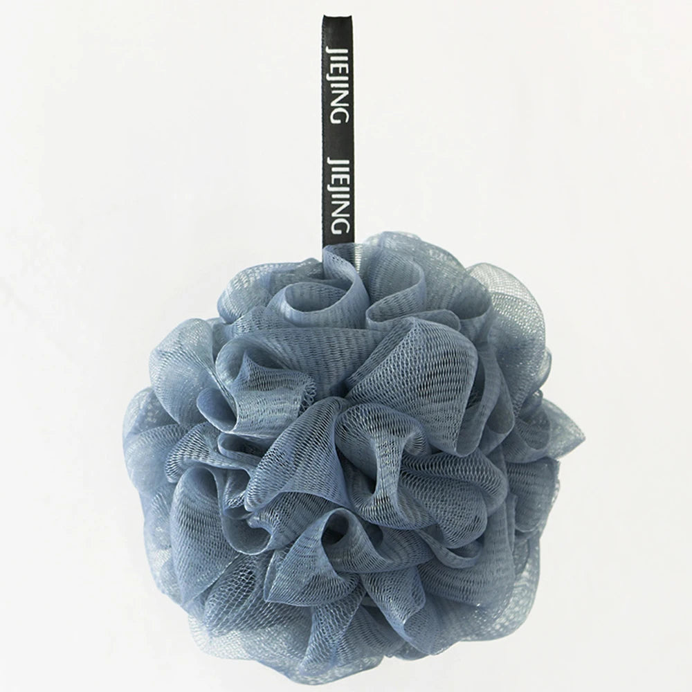 Soft Mesh Bath Sponge Ball – Nylon Shower Puff Body Cleaner & Exfoliating Scrubber