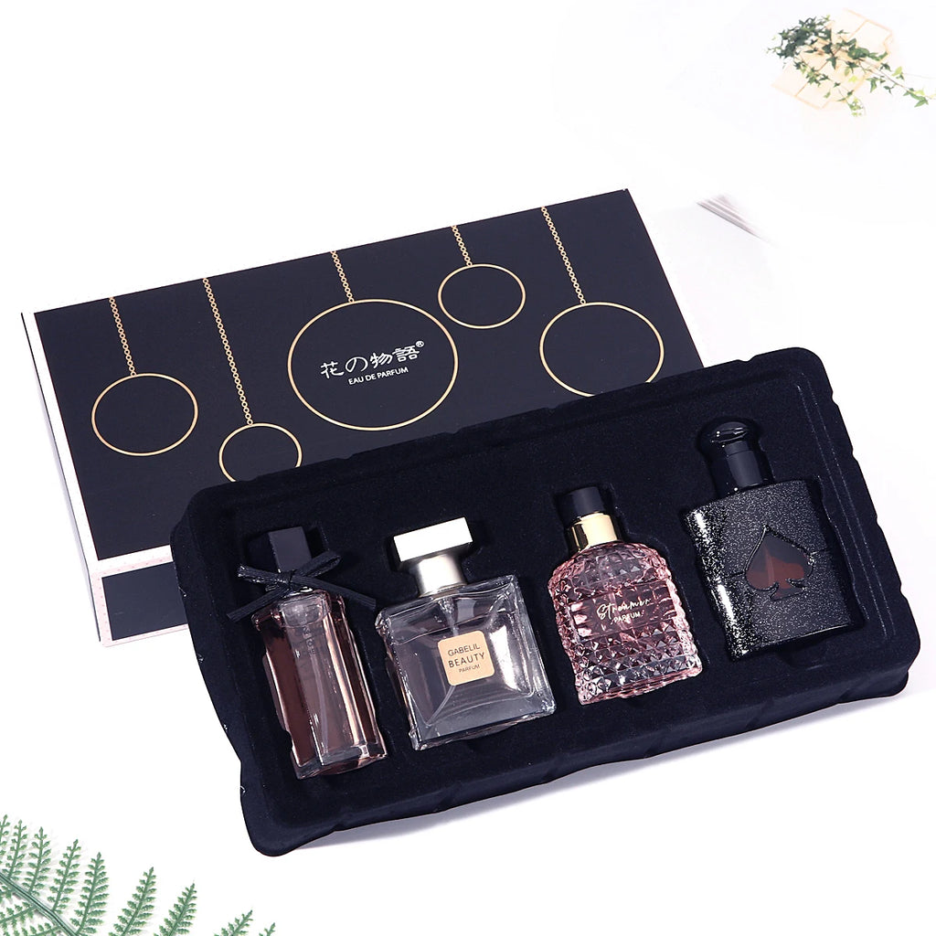 Women's Perfume 4-Piece Gift Set 105ml — Fresh Floral Eau de Parfum in Elegant Gift Box