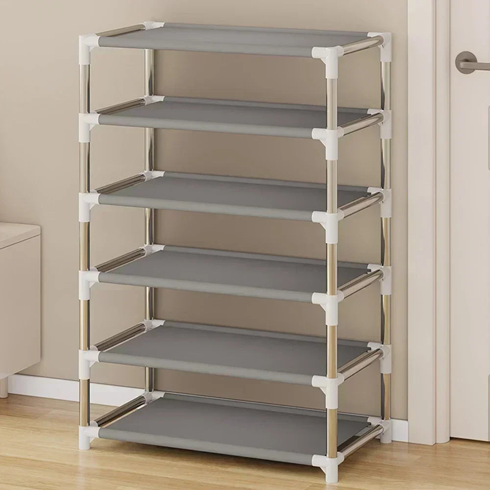 Multi-Layer Dustproof Shoe Rack Cabinet — Entryway Storage