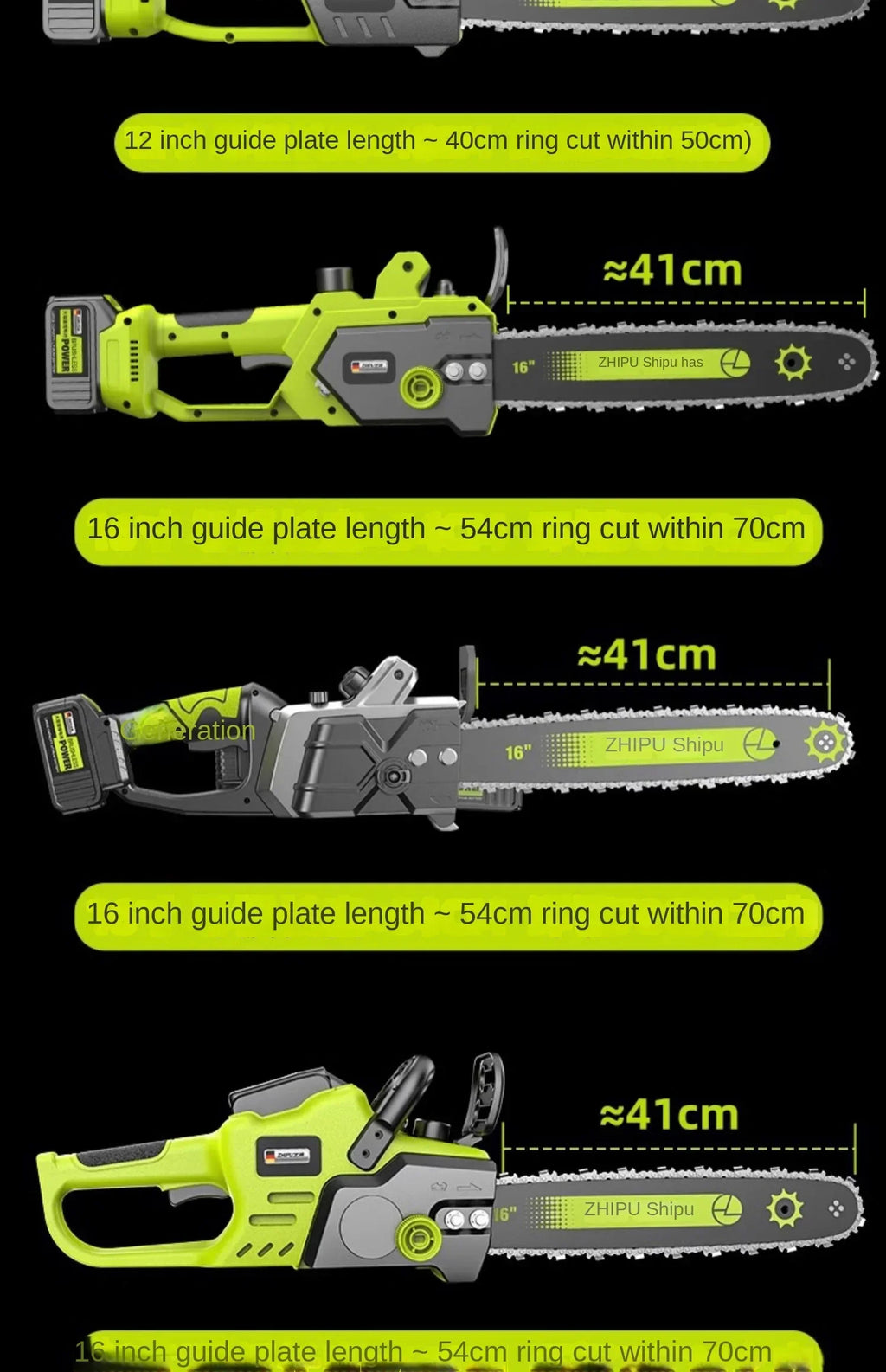 Portable Handheld Electric Saw — Cordless Mini Chainsaw for Wood Cutting