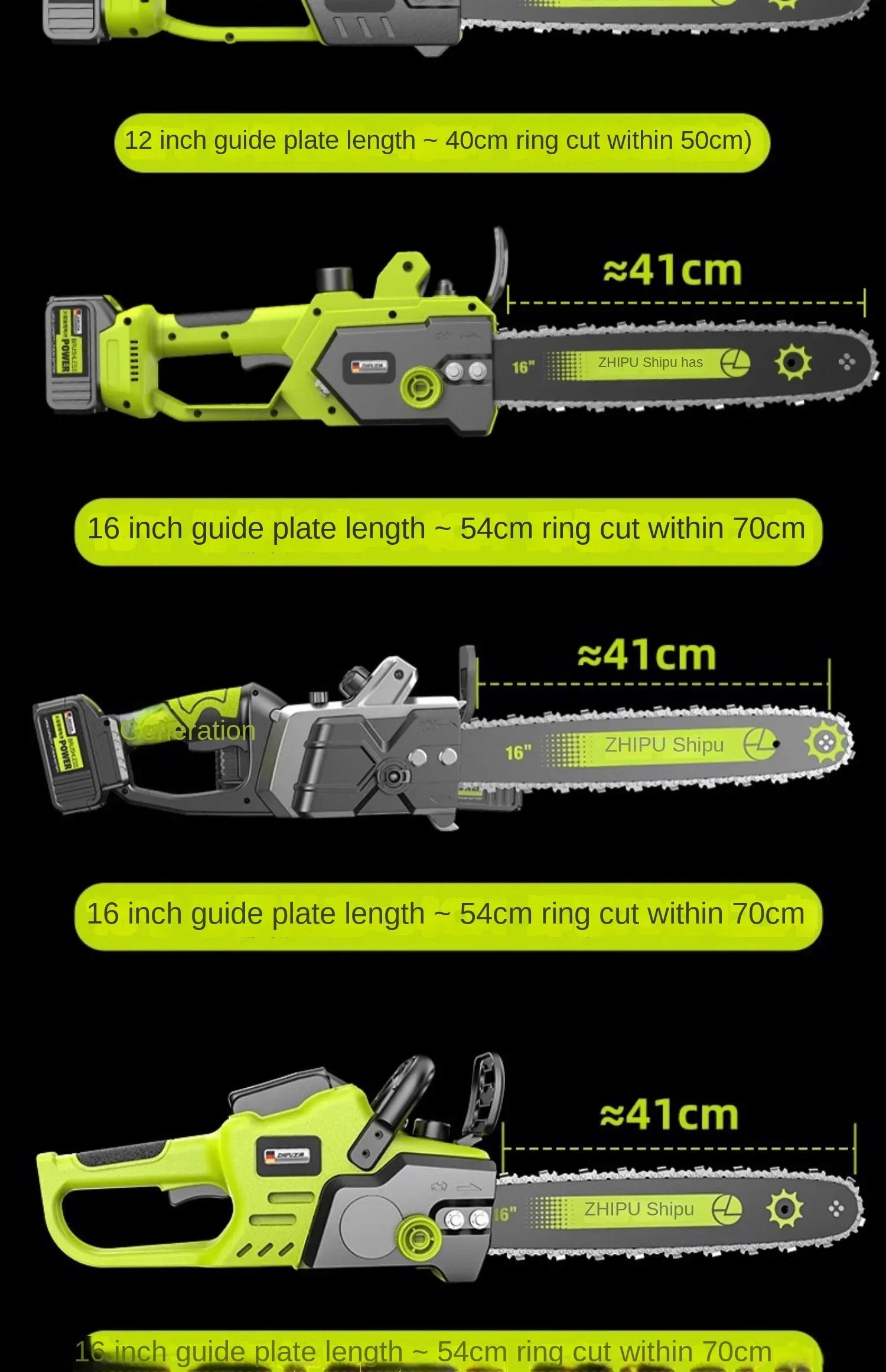 Portable Handheld Electric Saw — Cordless Mini Chainsaw for Wood Cutting