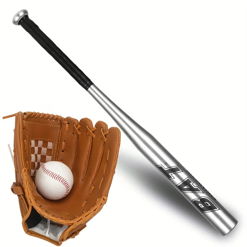 Baseball Starter Kit for Teenagers – Catcher's Glove, Aluminum Alloy Bat & Beginner Training Set