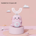 BALASHOV Kids U-Shaped Electric Toothbrush – 360 Sonic, IPX7, Food-Grade Silicone, 15-Day Battery