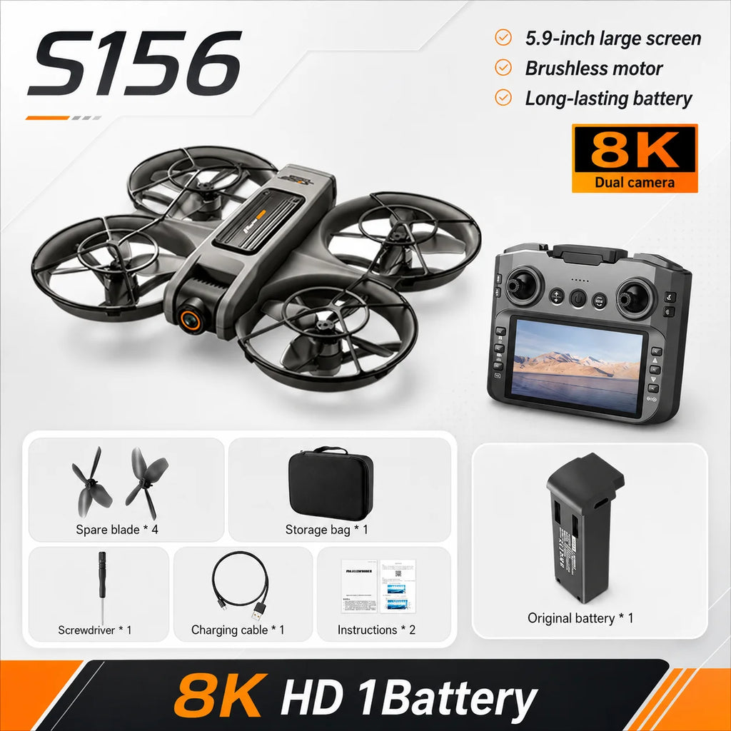 S156 Drone with Dual Camera & Screen Remote