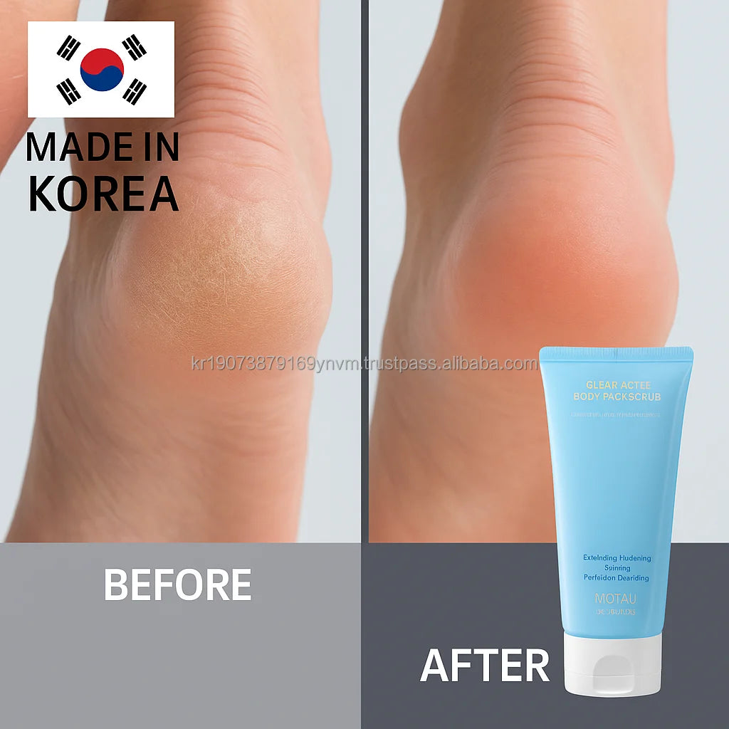 K Beauty Centella Body Salt Scrub with 12 Hyaluronic Acid — Glow Skin Exfoliating Korean Skincare