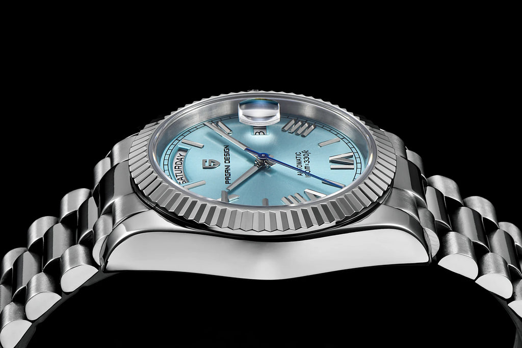 PAGANI DESIGN DD36 Men's Automatic Watch | Rose Gold Luxury Mechanical Sapphire Mirror Wristwatch