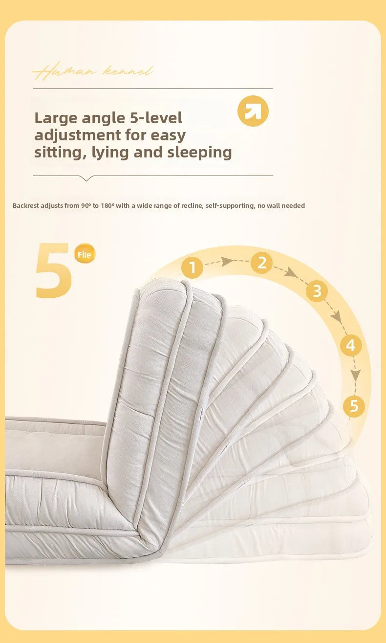 Folding Tatami Floor Sofa with Foam Cushioning