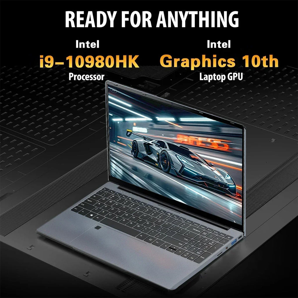14.1" Intel 10-Core Gaming Laptop – 120Hz, Up to 32GB DDR4, 2TB SSD, Windows 11 Pro
