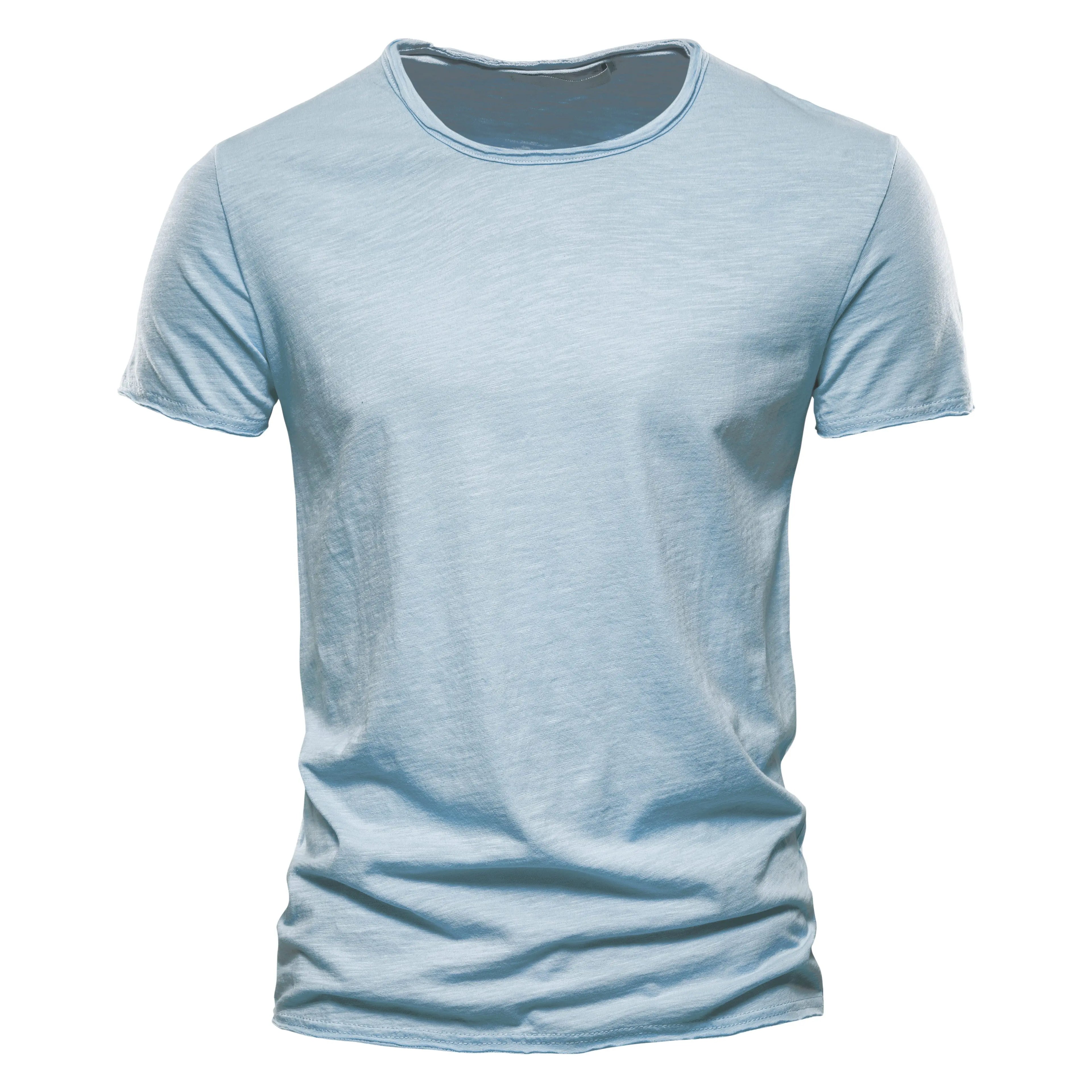 Men's 100% Cotton Soft O-Neck Short Sleeve Tee — Essential Everyday T-Shirt