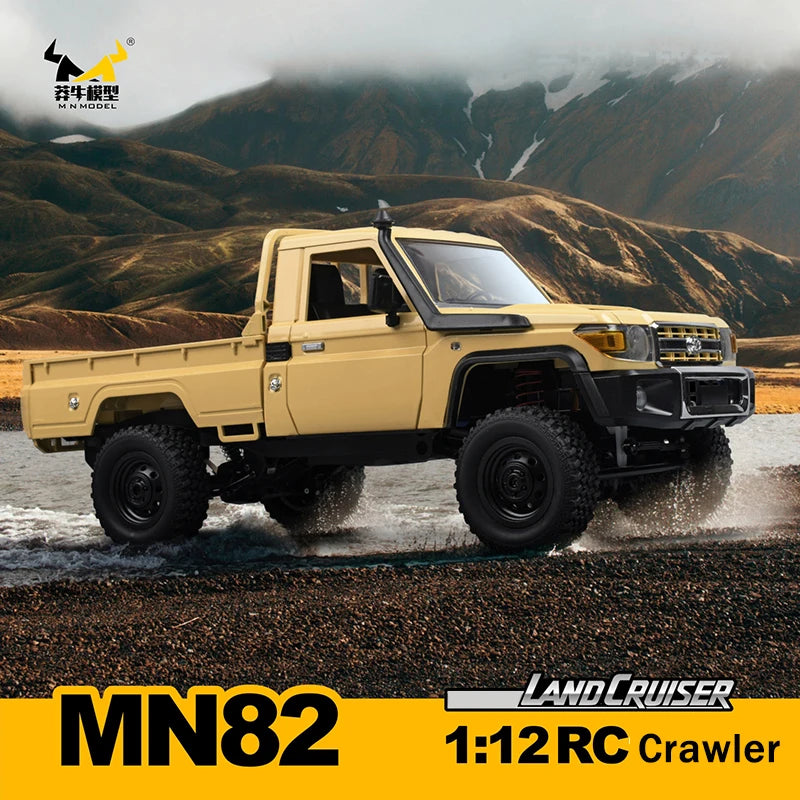 MN82 1:12 Scale 4WD RC Off-Road Crawler – 2.4G RTR Proportional Remote Control Car