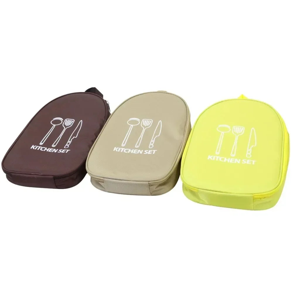 Portable Camping Cooking Utensils Storage Bag — Outdoor Survival Gear