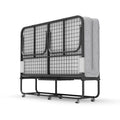 Full Size Folding Rollaway Guest Bed with Mattress – 75"x54", Space-Saving Fold-Up Design